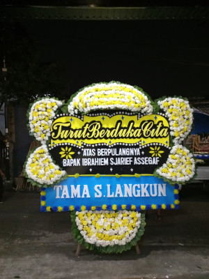 Papan Bunga Duka di Bumijaya