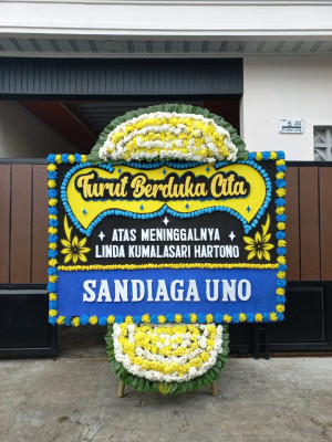 Papan Bunga Duka di Bumijaya