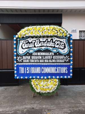 Papan Bunga Duka di Bumijaya